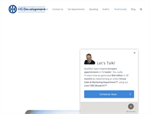 Tablet Screenshot of hcdco.com